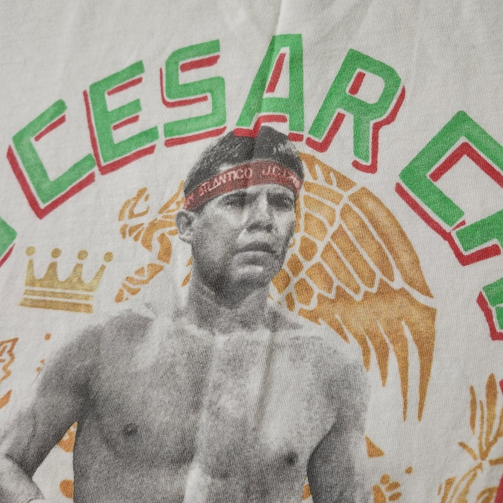 Roots Of Fight Julio Cesar Chavez Campeon Mexicano Boxing T-Shirt Size Medium - Picture 9 of 13